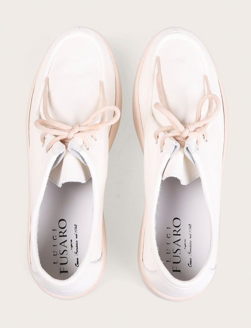Scarpe stringate in pelle bottalata Luigi Fusaro