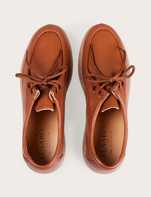 Scarpe stringate in pelle bottalata Luigi Fusaro