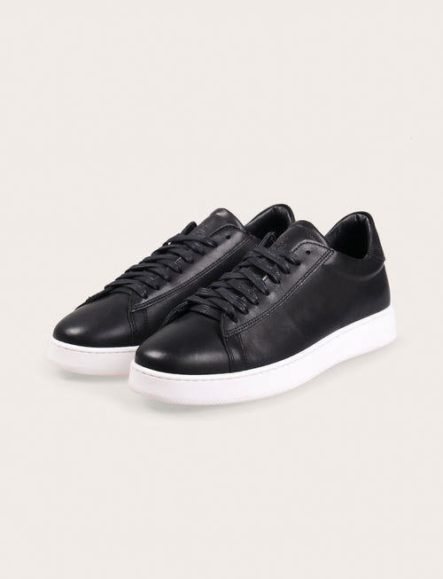 Sneakers in pelle nappa |Colore:Nero