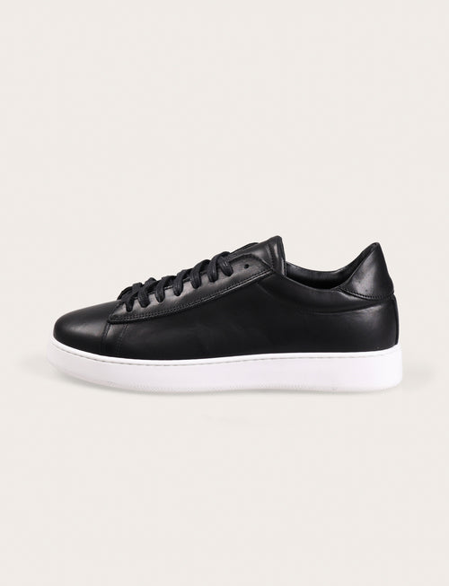 Sneakers in pelle nappa |Colore:Nero