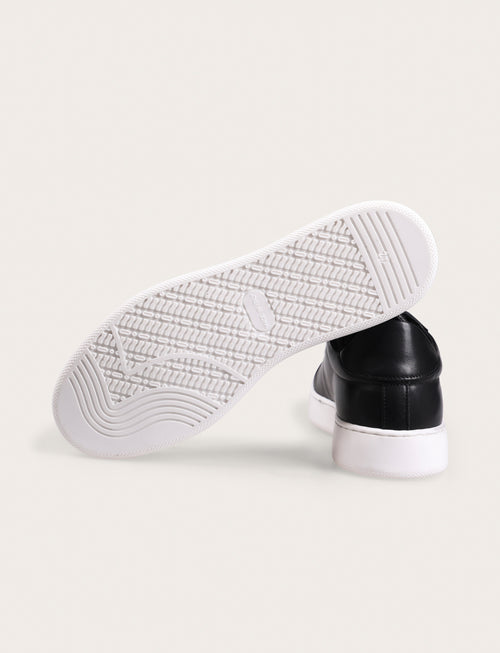 Sneakers in pelle nappa |Colore:Nero