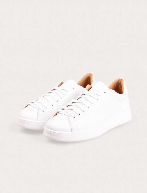Sneakers in pelle nappa |Colore:Bianco