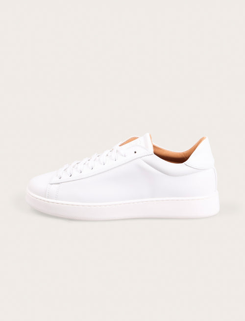 Sneakers in pelle nappa |Colore:Bianco
