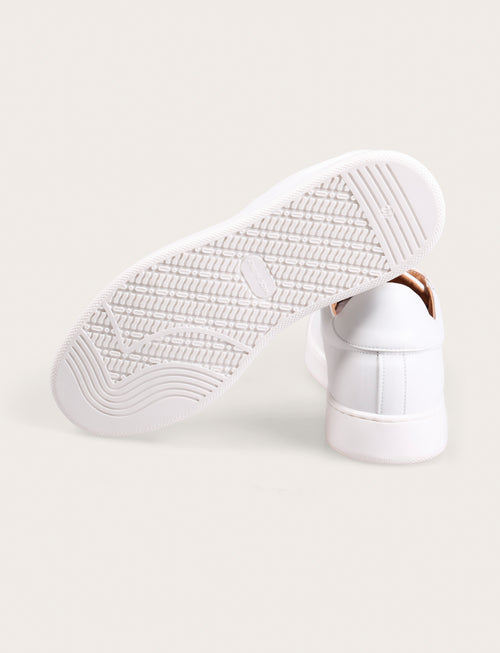 Sneakers in pelle nappa |Colore:Bianco