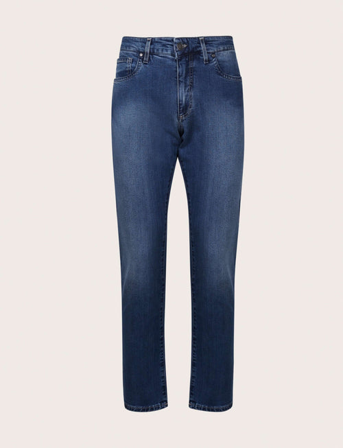 Jeans cinque tasche in cotone stretch luigi fusaro