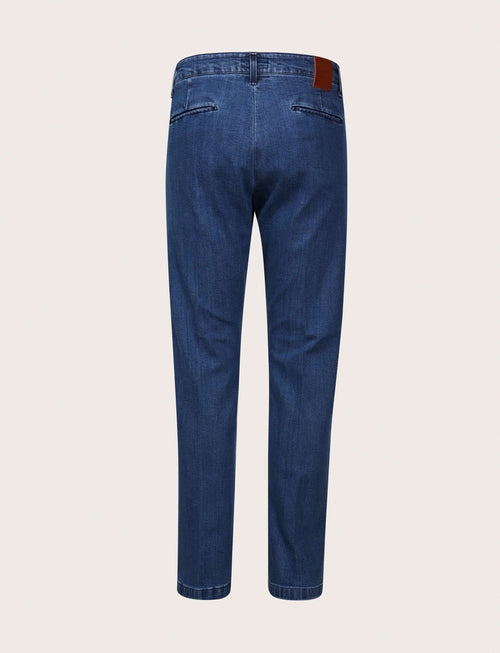 Jeans tasca america in cotone stretch luigi fusaro