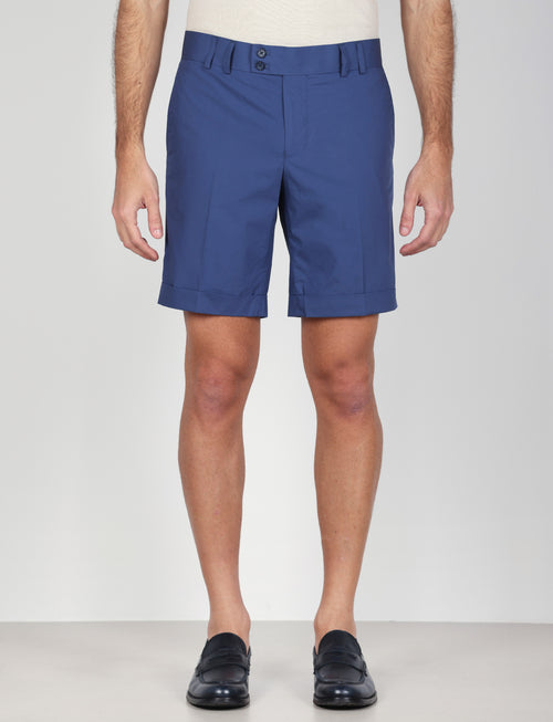 Bermuda classici in cotone tinta unita |Colore:Avio