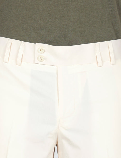 Bermuda classici in cotone tinta unita |Colore:Beige