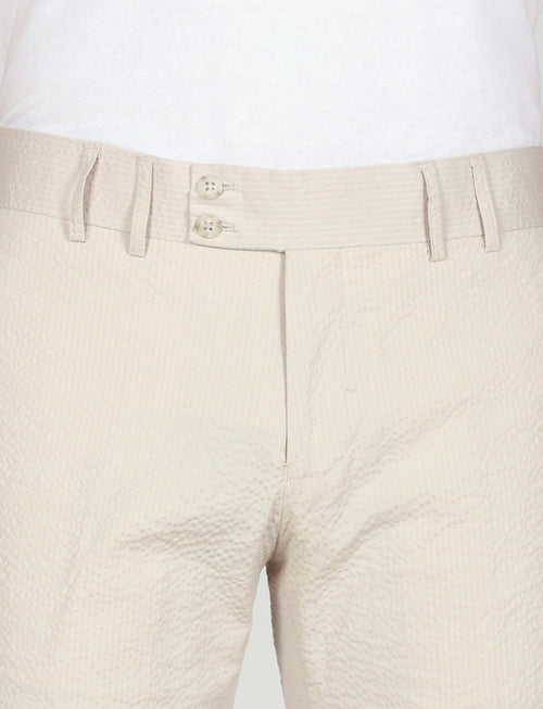Bermuda in cotone goffrato luigi fusaro