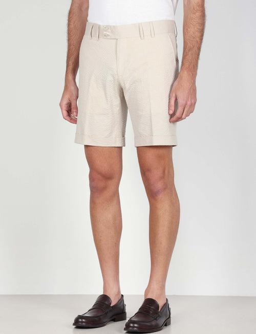 Bermuda in cotone goffrato luigi fusaro