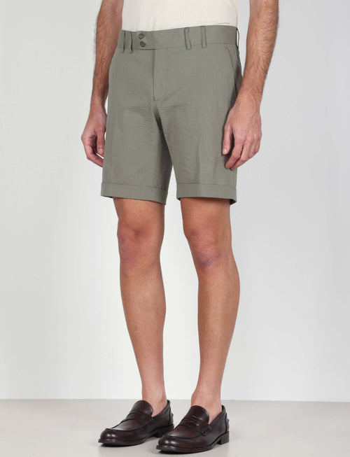 Bermuda in cotone goffrato luigi fusaro