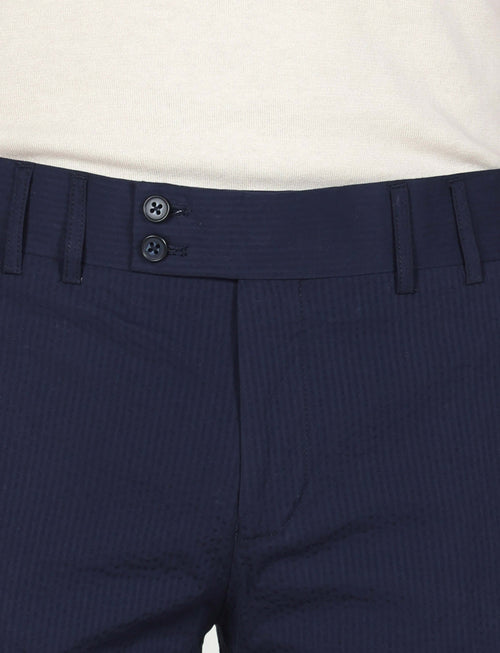 Bermuda in cotone goffrato luigi fusaro