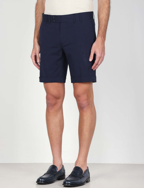 Bermuda in cotone goffrato luigi fusaro