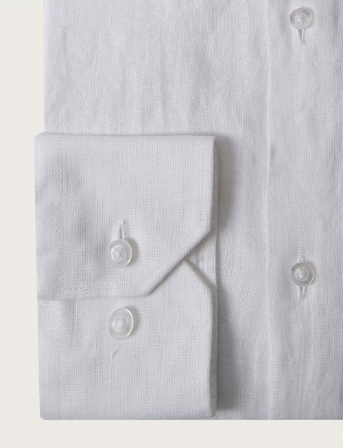 Camicia in lino 100% |Colore:Bianco