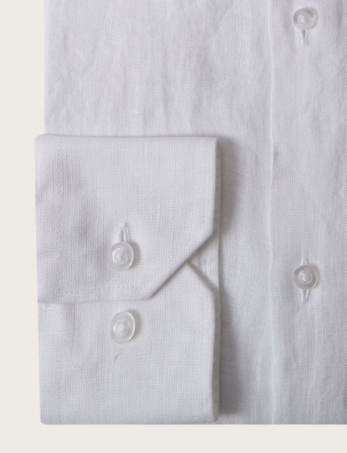 Camicia in lino 100% |Colore:Bianco
