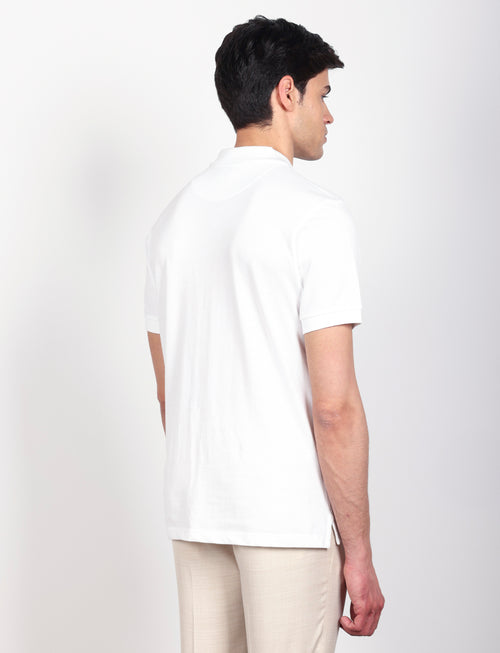 Polo in cotone tinta unita