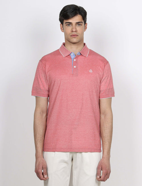 Polo in cotone nido d'ape_Luigi Fusaro