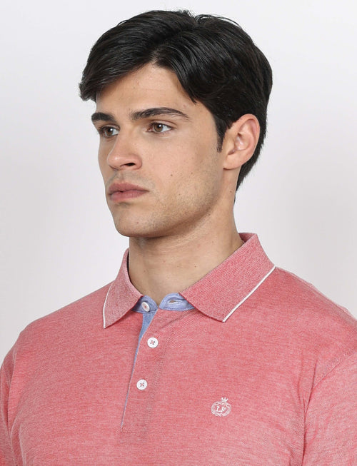 Polo in cotone nido d'ape_Luigi Fusaro