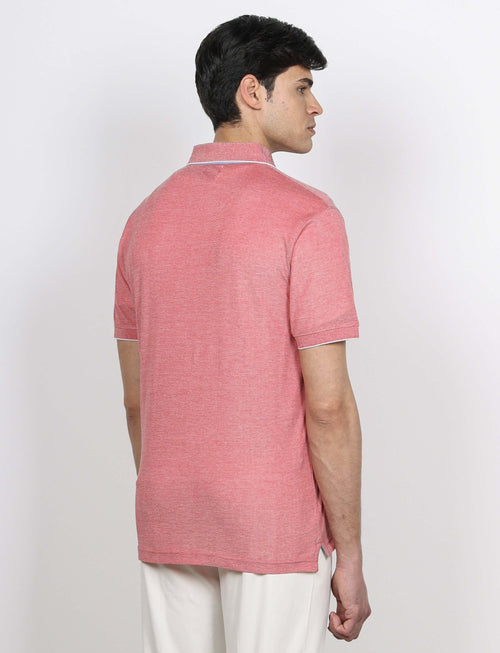 Polo in cotone nido d'ape_Luigi Fusaro