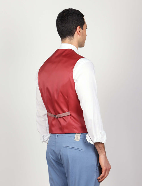 Gilet principe di galles corallo_Luigi Fusaro