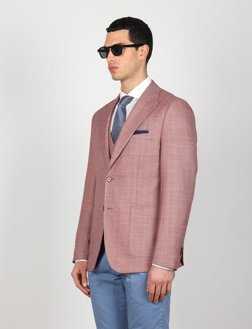 Giacca principe di galles Drop 6 Luigi Fusaro