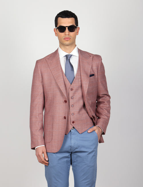Giacca principe di galles Drop 6 Luigi Fusaro