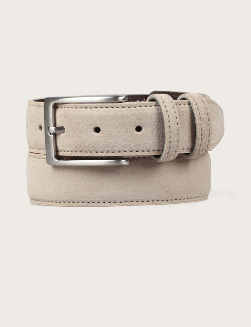 Cintura in vera pelle di camoscio |Colore:Beige