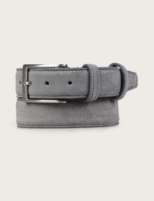 Cintura in vera pelle di camoscio |Colore:Grigio