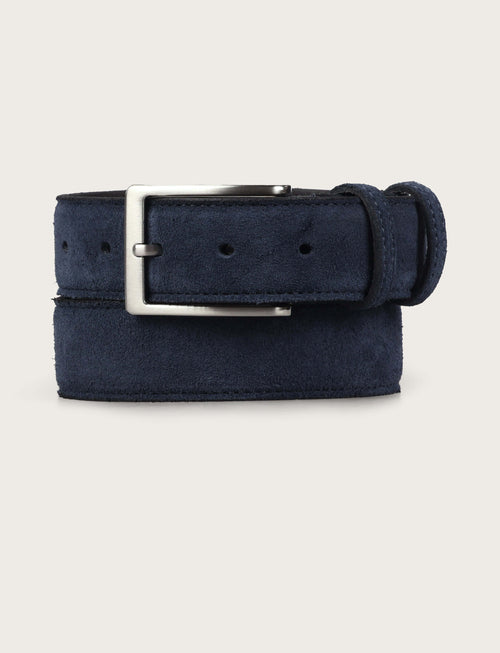 Cintura in vera pelle di camoscio |Colore:Blu