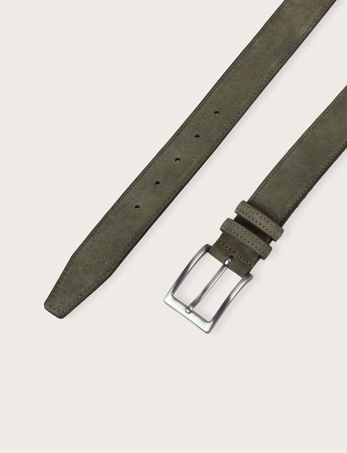 Cintura in vera pelle di camoscio |Colore:Verde