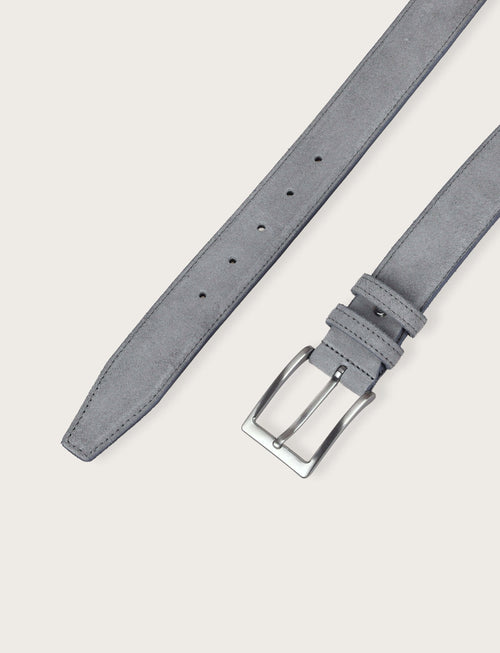 Cintura in vera pelle di camoscio |Colore:Grigio