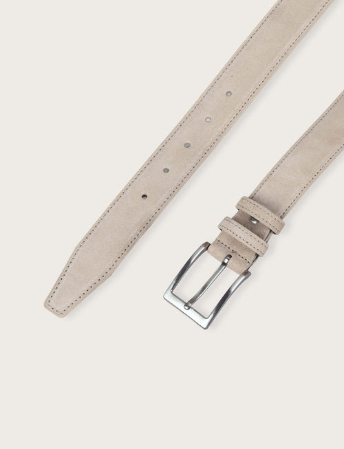 Cintura in vera pelle di camoscio |Colore:Beige