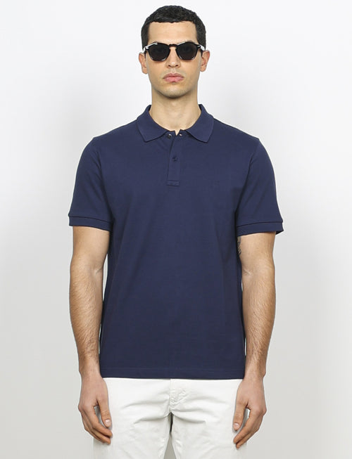 Polo in cotone tinta unita