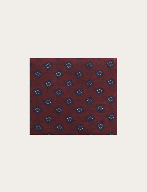 Foulard fantasia geometrica all over_Luigi Fusaro
