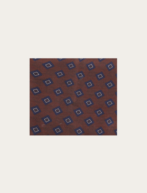 Foulard fantasia geometrica all over_Luigi Fusaro