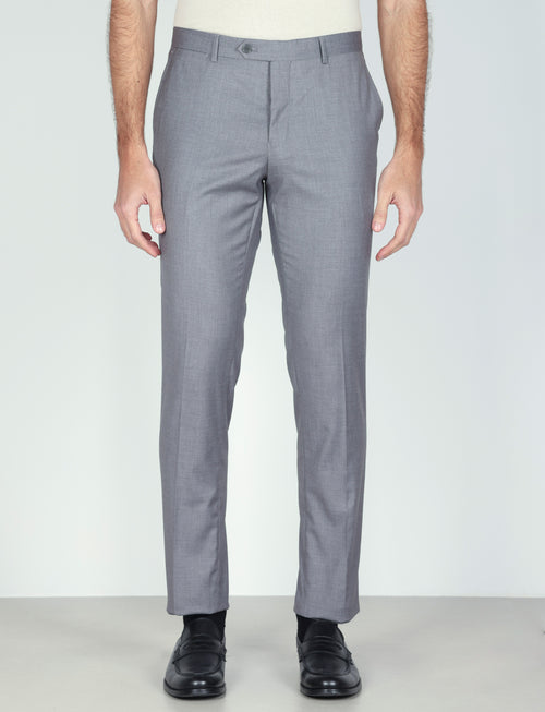 Pantaloni classici tinta unita |Colore:Grigio