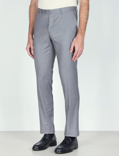 Pantaloni classici tinta unita |Colore:Grigio