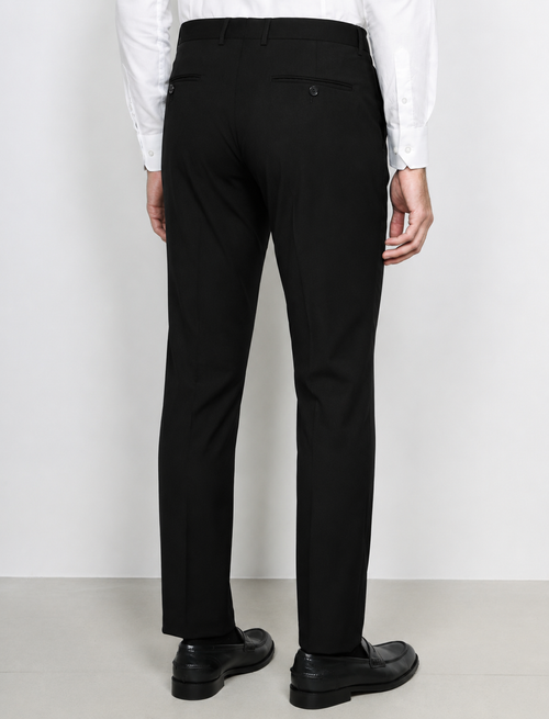 Pantaloni classici tinta unita |Colore:Nero