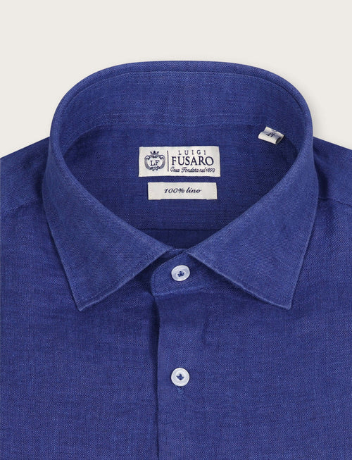 Camicia in lino 100% |Colore:Bluette