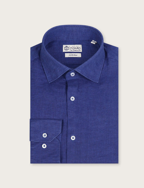 Camicia in lino 100% |Colore:Bluette