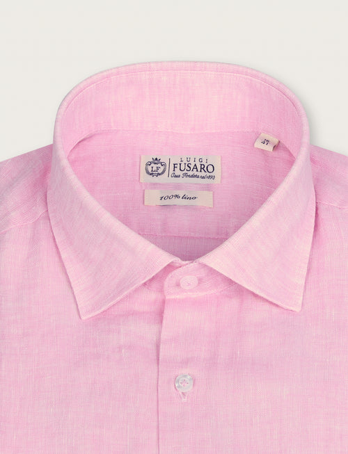 Camicia in lino 100% |Colore:Rosa