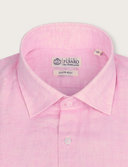 Camicia in lino 100% |Colore:Rosa