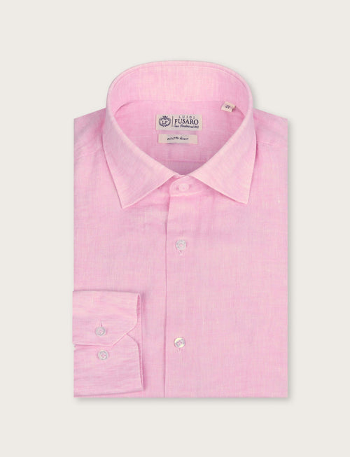 Camicia in lino 100% |Colore:Rosa