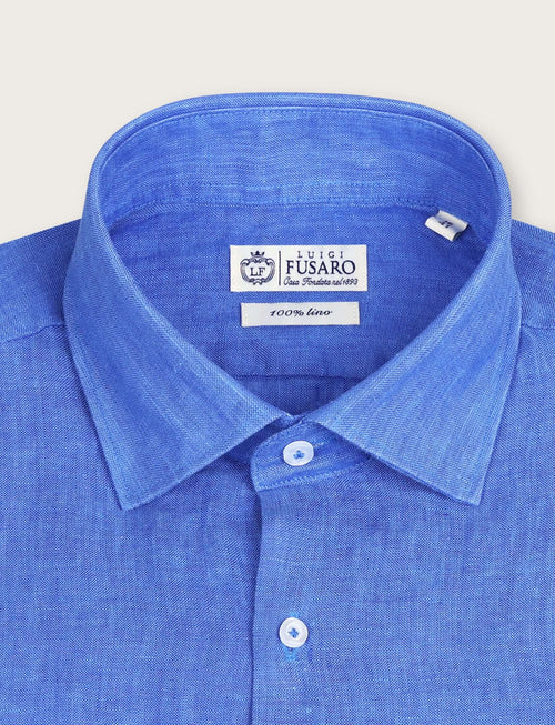 Camicia in lino 100% |Colore:Royal