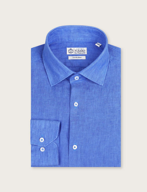 Camicia in lino 100% |Colore:Royal