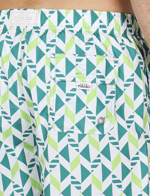 Costume da bagno fantasia geometrica_Luigi Fusaro