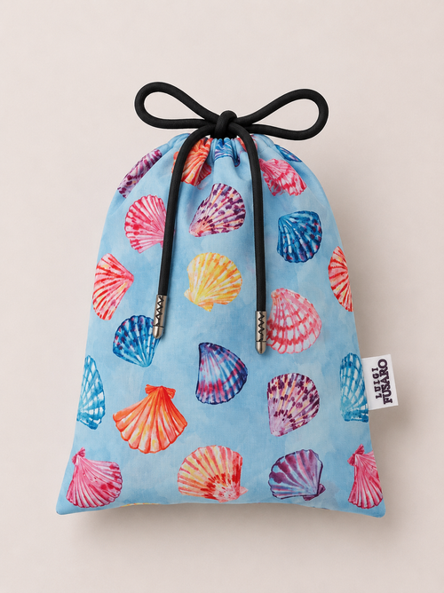Costume da bagno fantasia conchiglie |Colore:Celeste