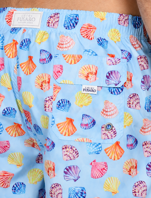 Costume da bagno fantasia conchiglie |Colore:Celeste