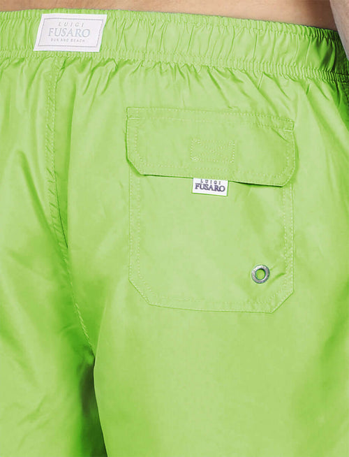 Costume da bagno tinta unita |Colore:Verde fluo
