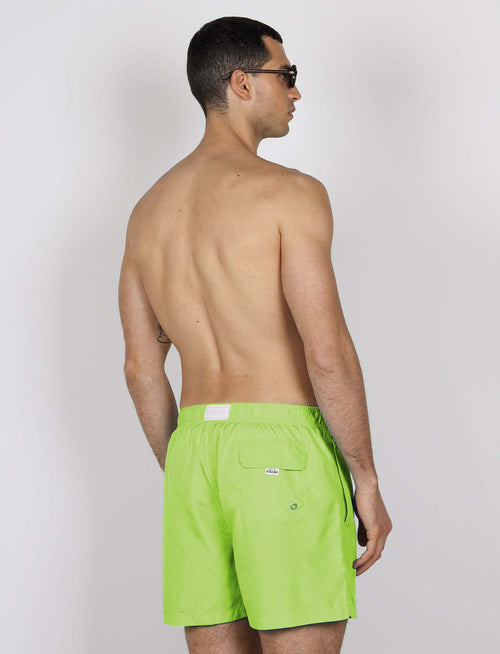 Costume da bagno tinta unita |Colore:Verde fluo